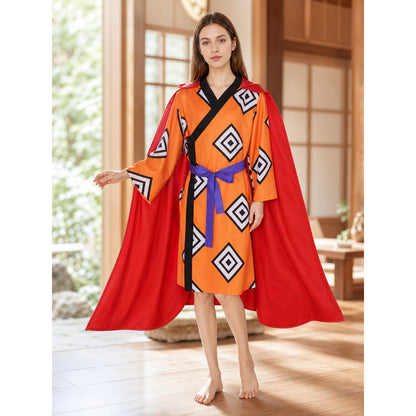 One Piece Cosplay Costume with Cape and Belt lifestyle