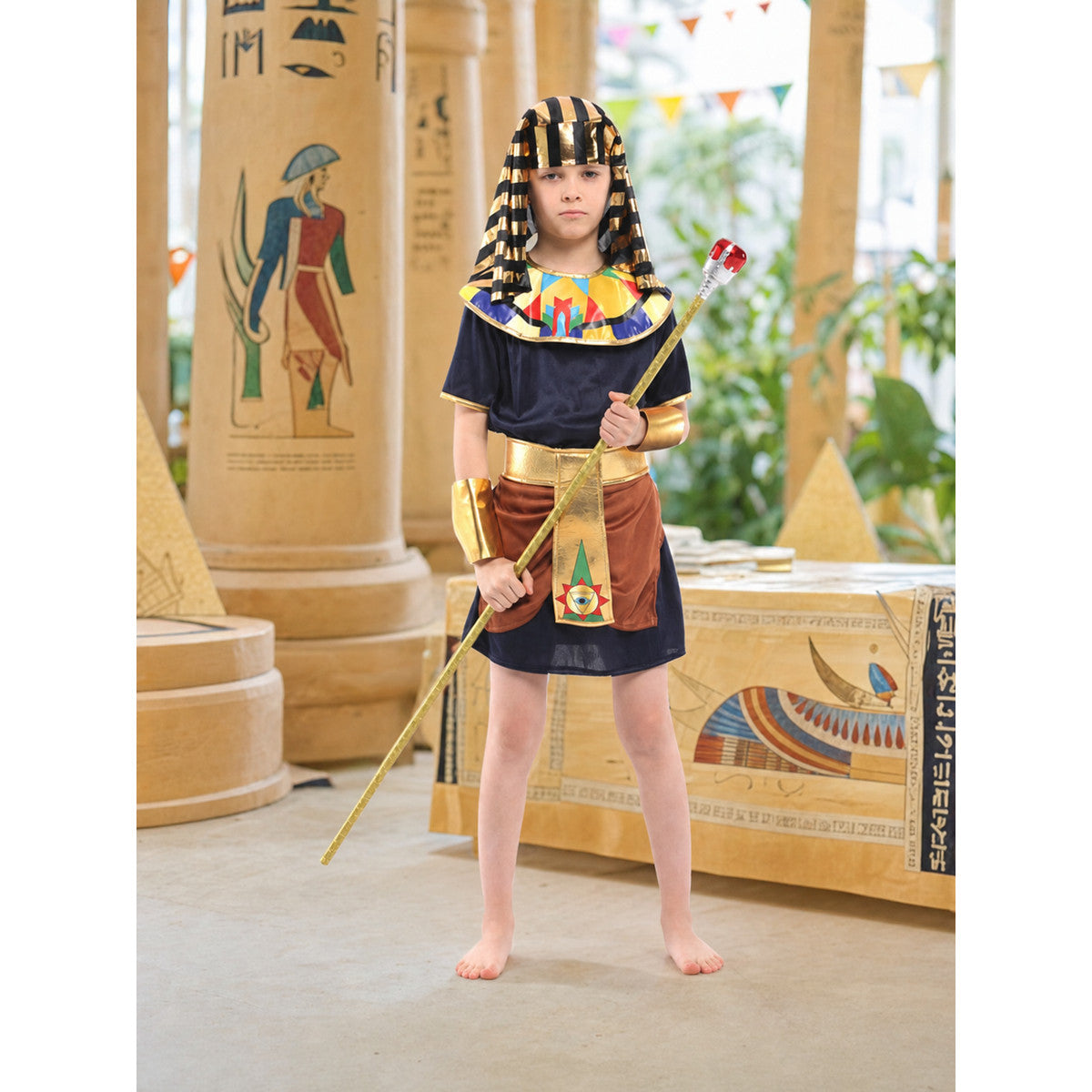 Children's Ancient Egypt Pharaoh Costume for Parties lifestyle