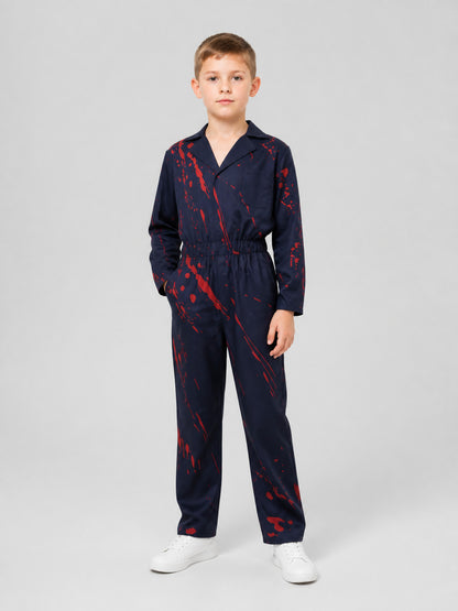 Michael cosplay costume, bloody work jumpsuit Costumes detail
