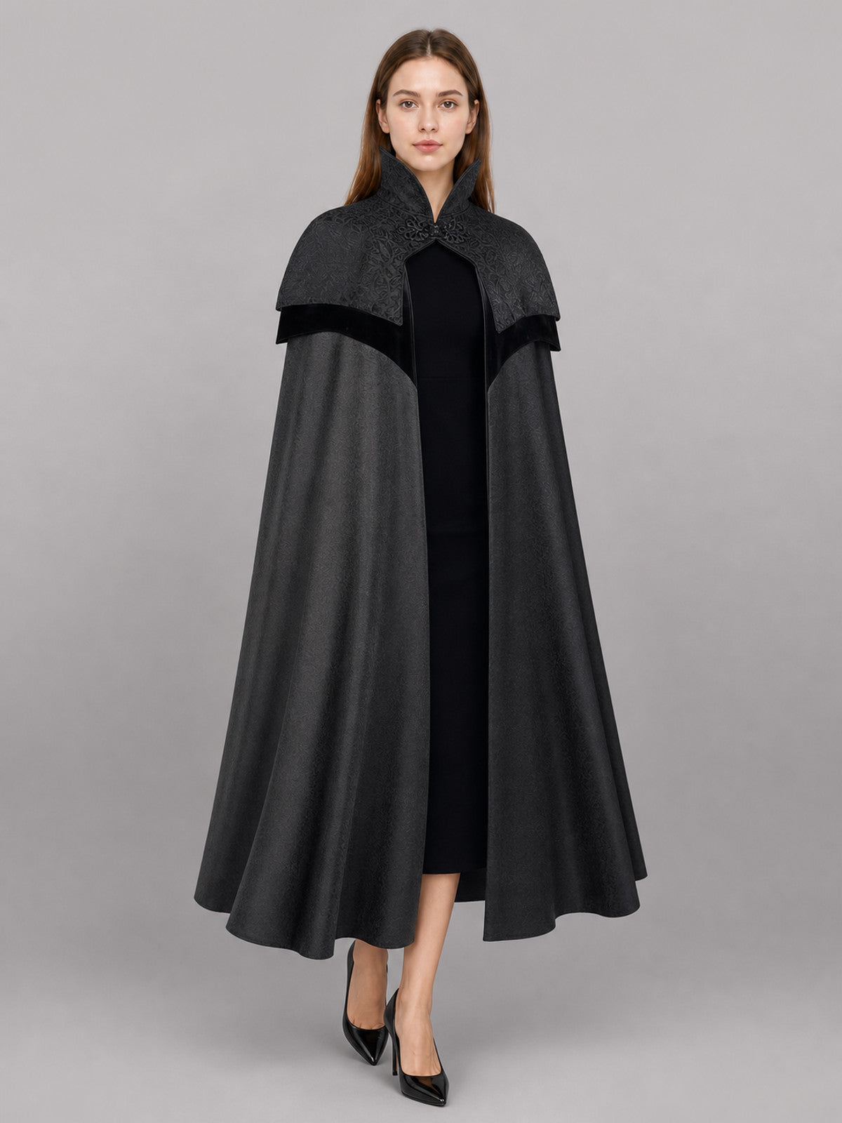 Black Gothic Carnival Cloak with Hood occasion guide