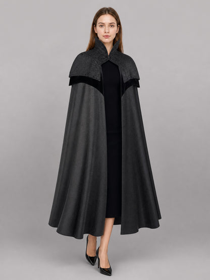 Black Gothic Carnival Cloak with Hood occasion guide