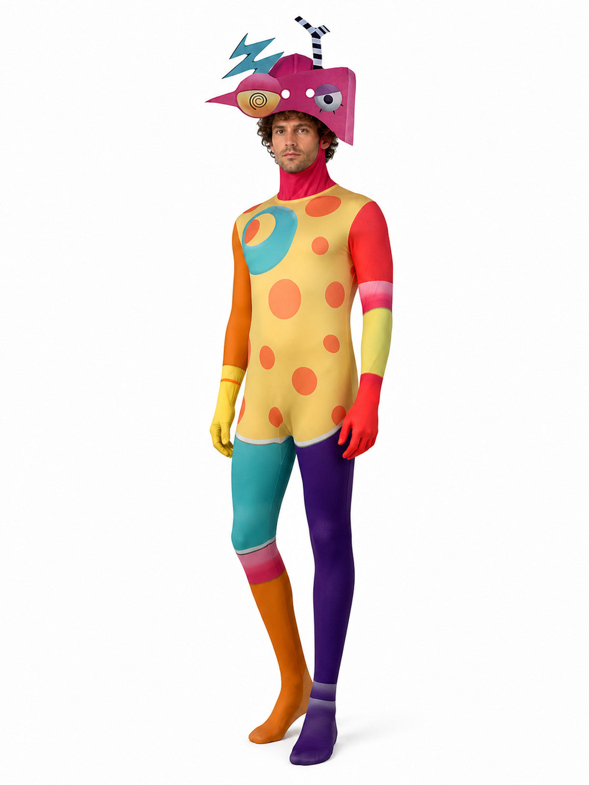One-Piece Cosplay Costume with Long Sleeves Costumes detail