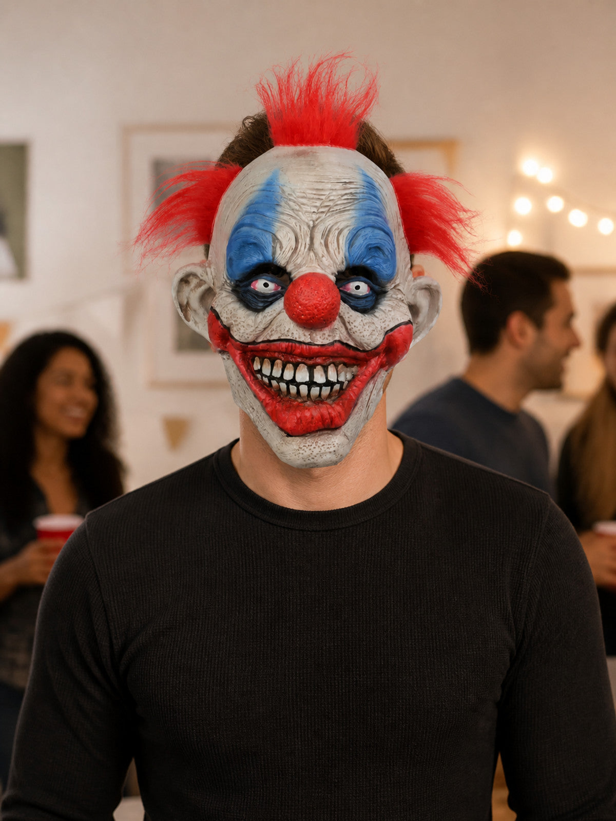 Scary Clown Carnival Mask for Halloween