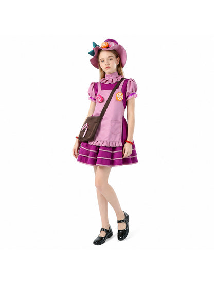 Carnival Costume with Candy Print and Ruffles Costumes detail