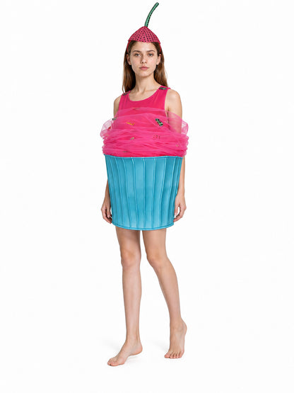 Cupcake Costume Jumpsuit for Performances Costumes detail