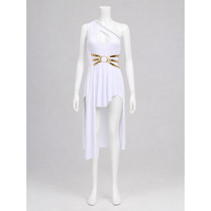 One-Shoulder Greek Goddess-Style Dress Costume Dresses detail