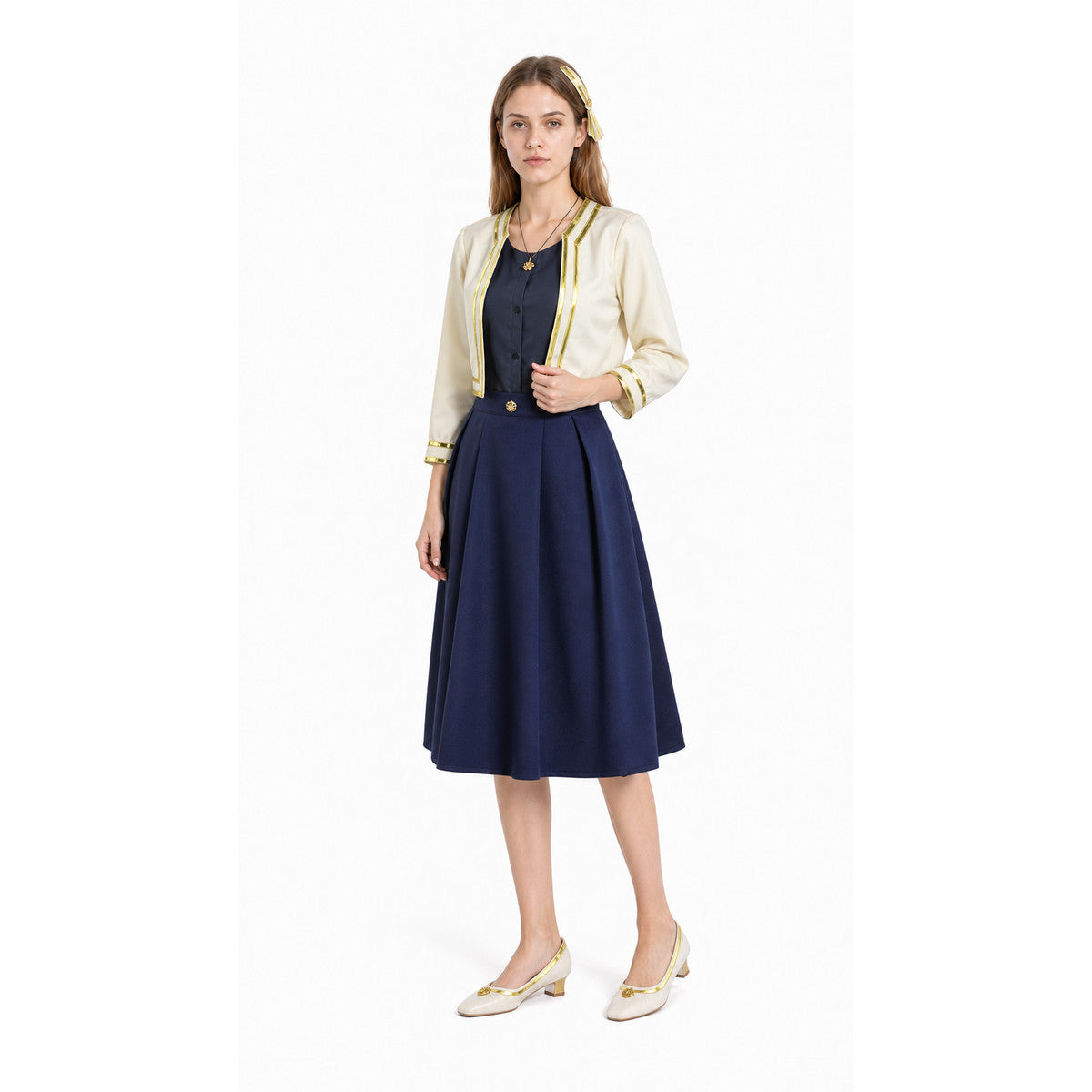 Character cosplay costume with jacket and skirt Costumes detail