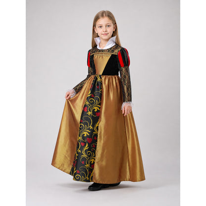 Princess Dress Costume with Crown for Halloween