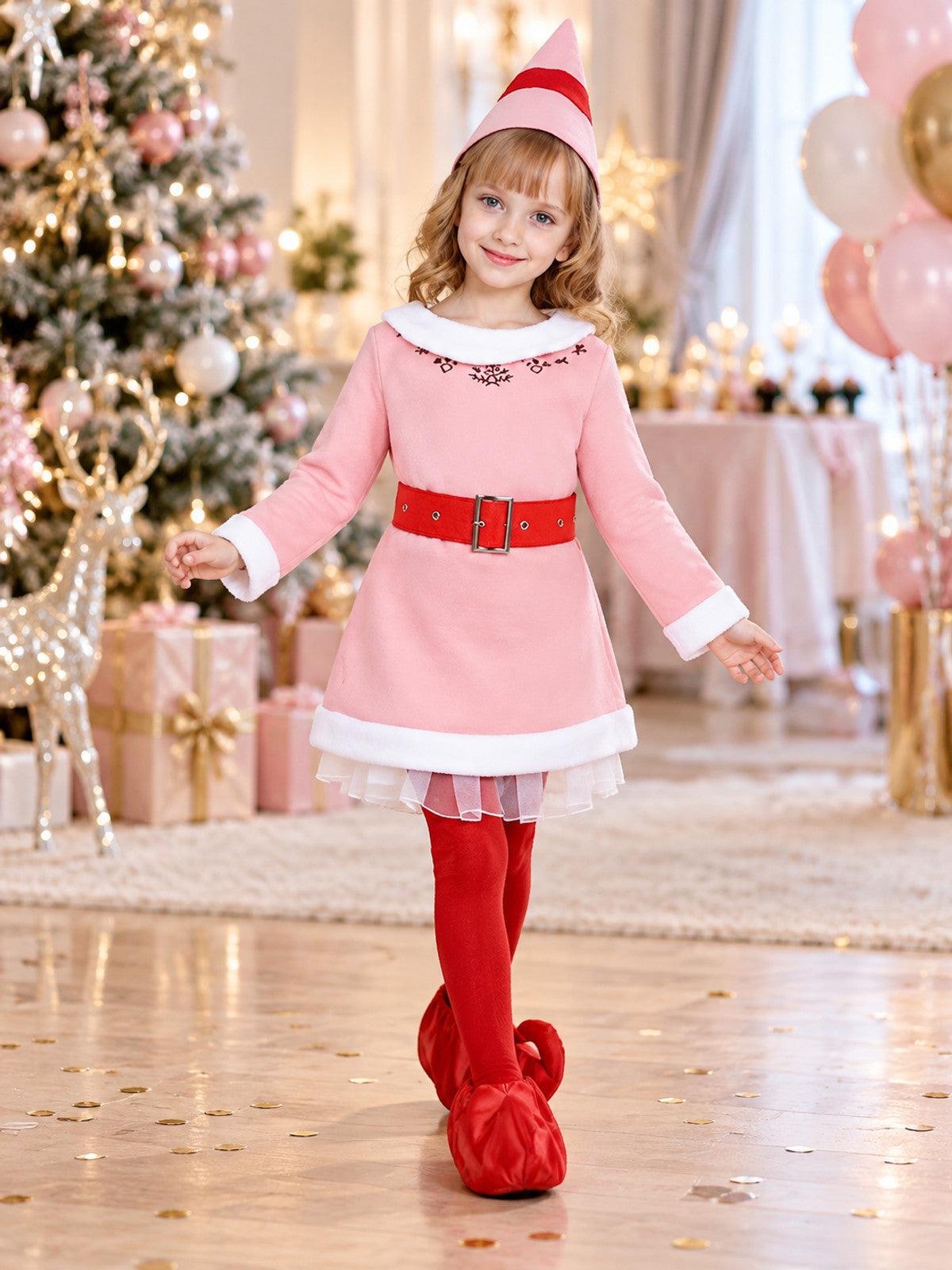 Children’s Carnival Dress Costume with Belt lifestyle view