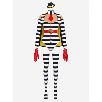Halloween Clown Costume with Cape product-only view