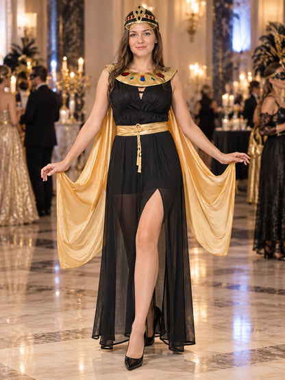 Egyptian-Style Costume with Dress, Belt, and Headpiece