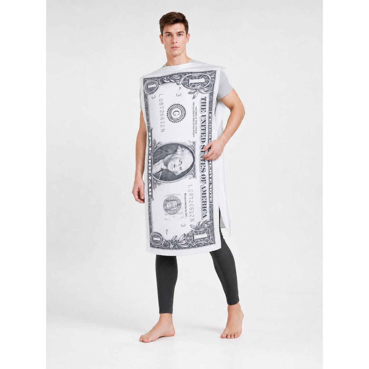 Carnival Costume Tunic with Dollar Bill Print lifestyle