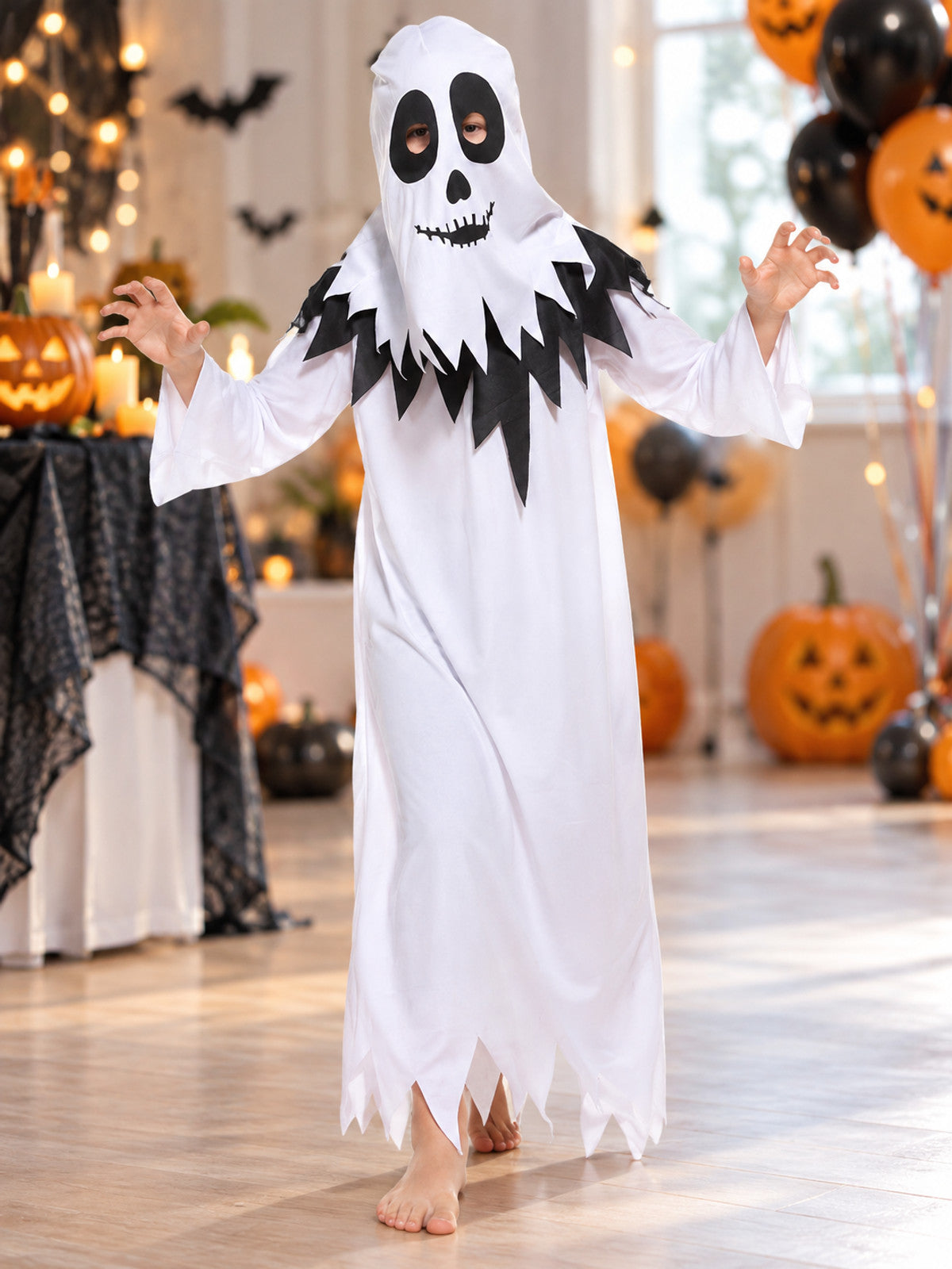 Hooded Ghost Costume lifestyle view