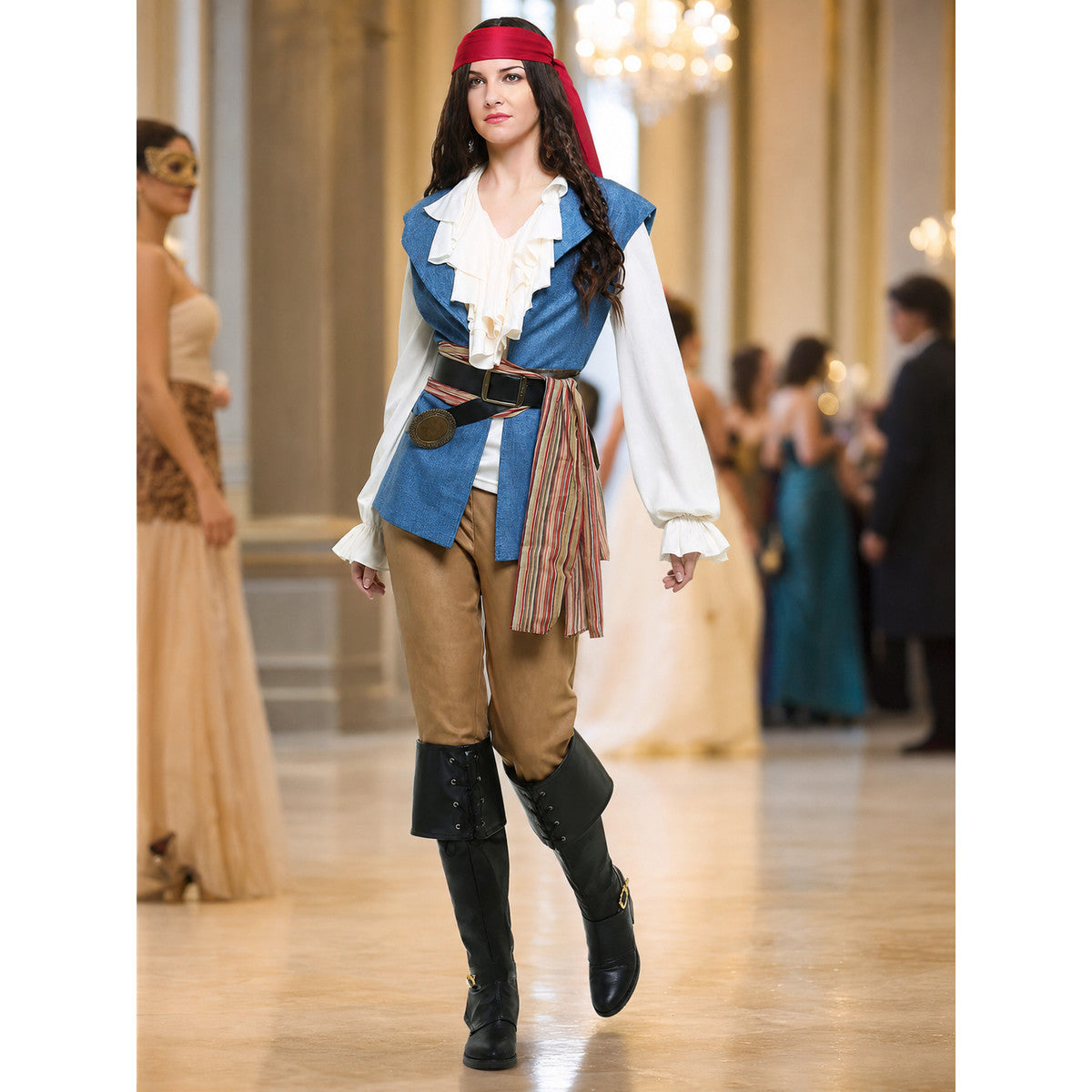 Pirate Costume for Halloween and Masquerade, Set
