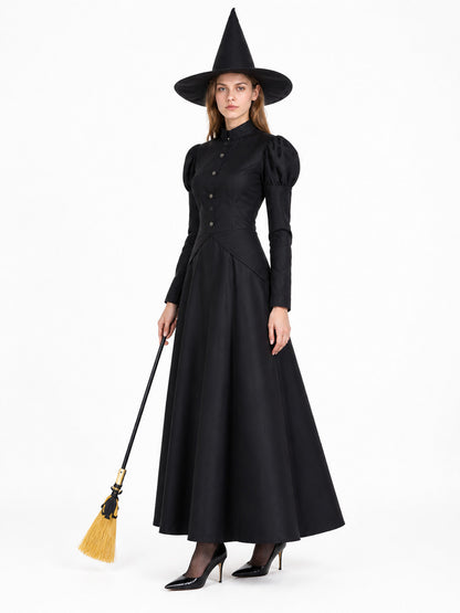 Witch Costume: Dress and Pointed Hat Costume Dresses detail