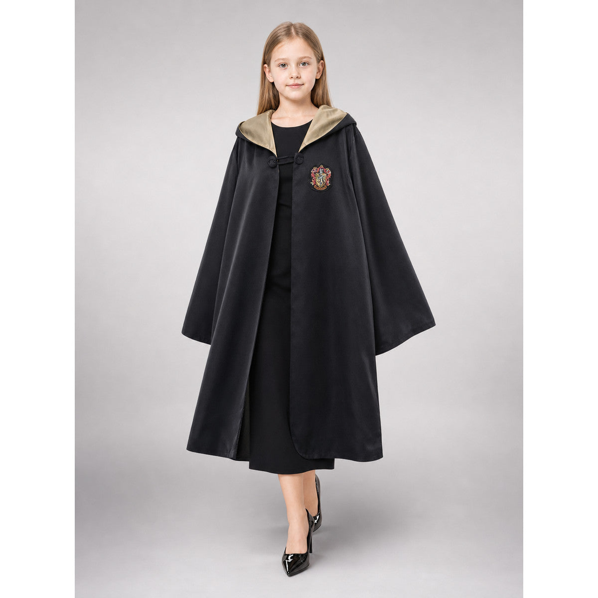 Black costume cloak with hood and accessories occasion guide