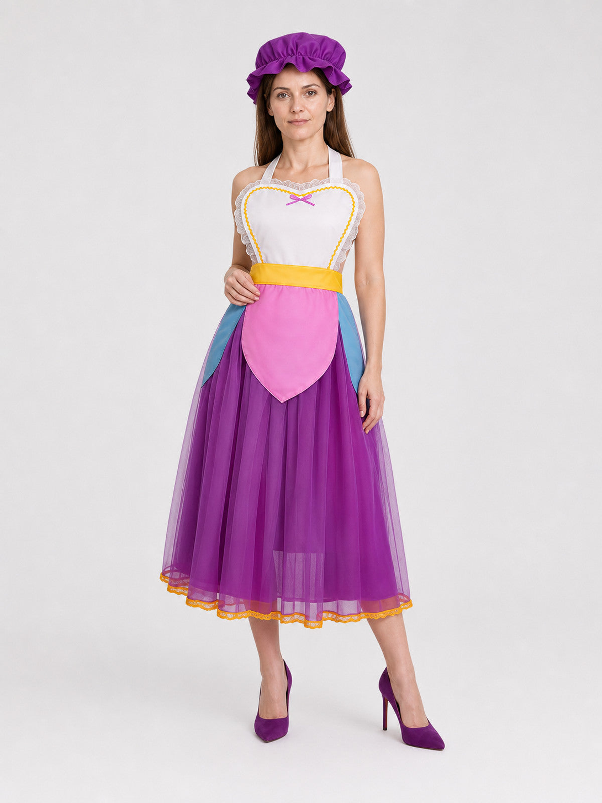 Beauty and the Beast Cosplay Costume: Dress and Apron Costume Dresses detail