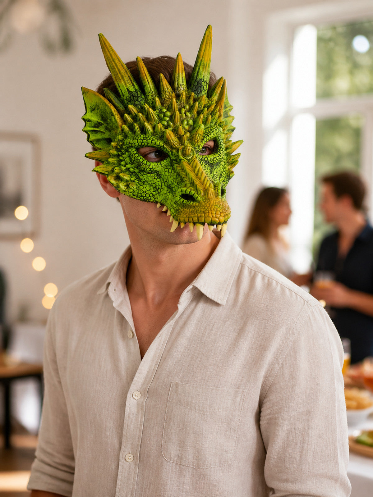 Halloween Dragon Carnival Headpiece lifestyle view