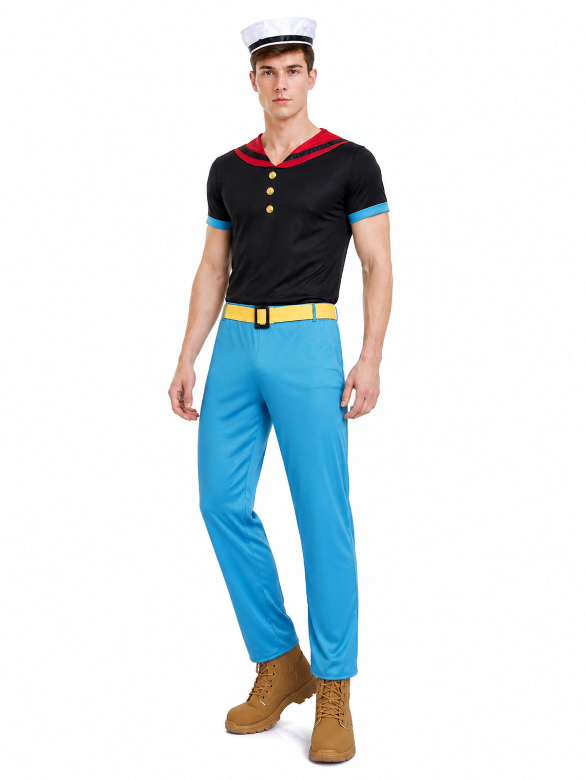 Sailor Uniform Carnival Costume for Cosplay with Belt Costumes detail