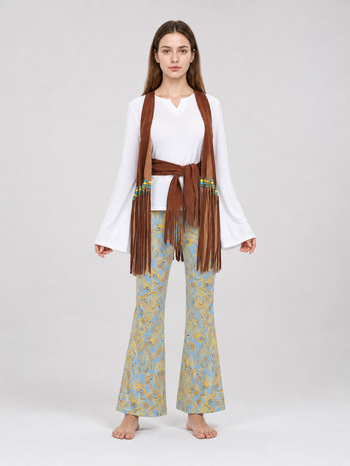 Fringed cosplay stage costume