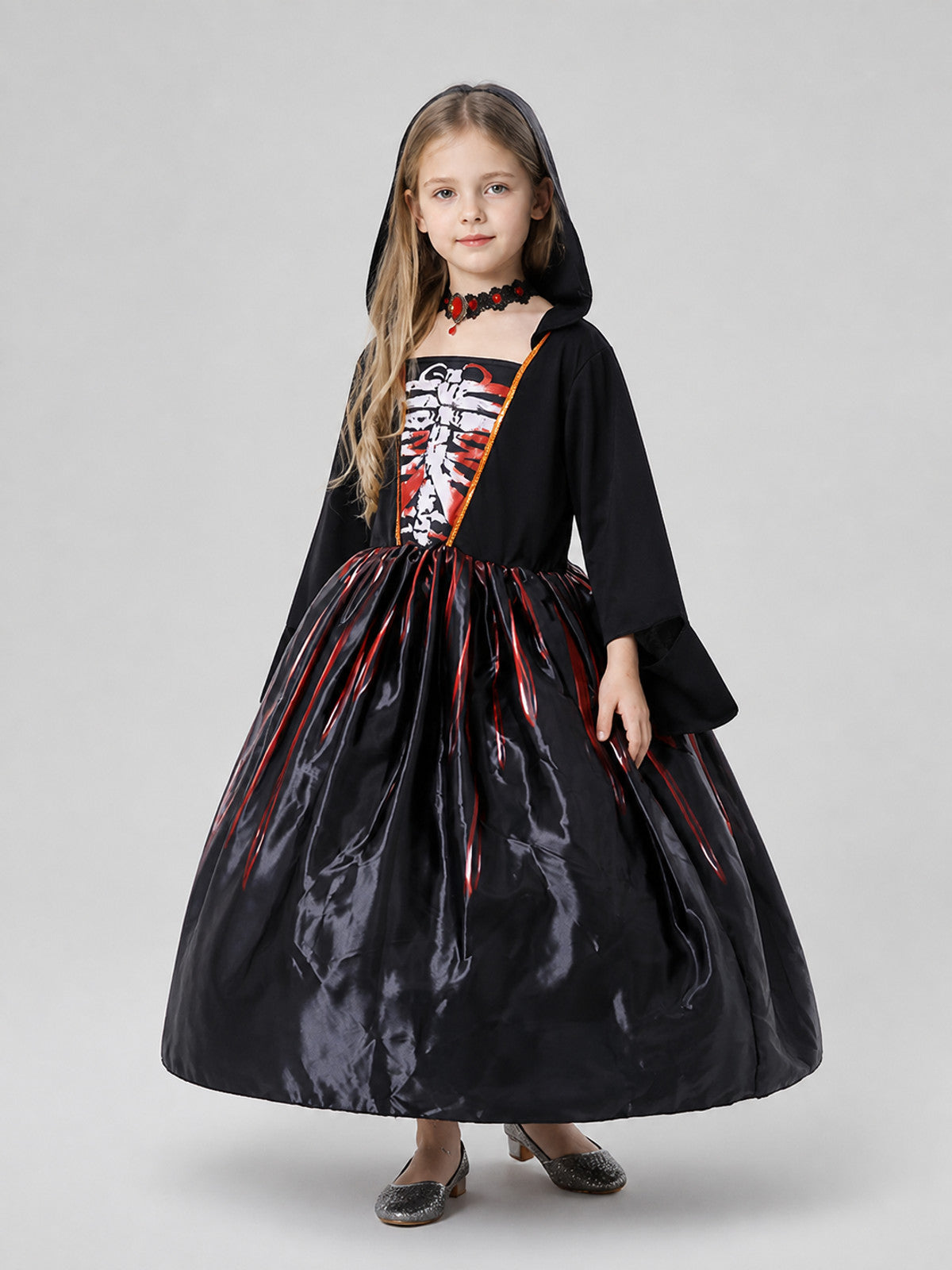 Children's Witch Costume Dress with Bloodstains Costume Dresses detail