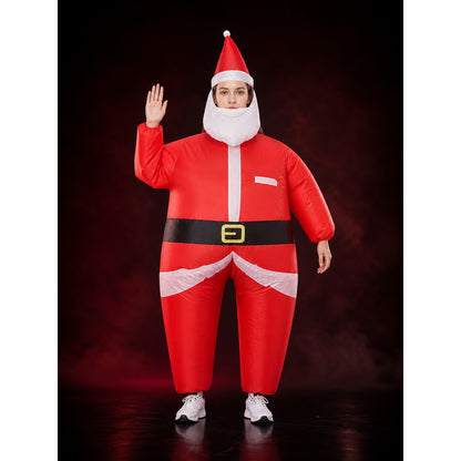 Christmas Santa Claus Inflatable Costume, Party Cosplay Outfit main product view