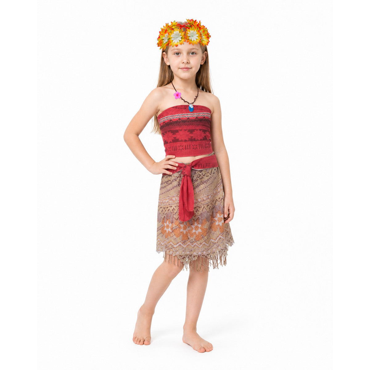 Children’s Carnival Costume with Skirt and Headpiece product detail