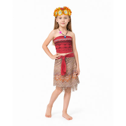 Children’s Carnival Costume with Skirt and Headpiece product detail