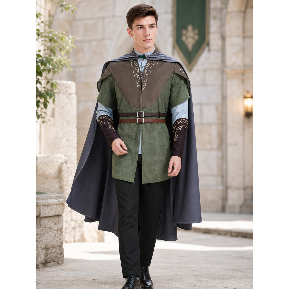 Legolas The Lord of the Rings Cosplay Costume with Cape