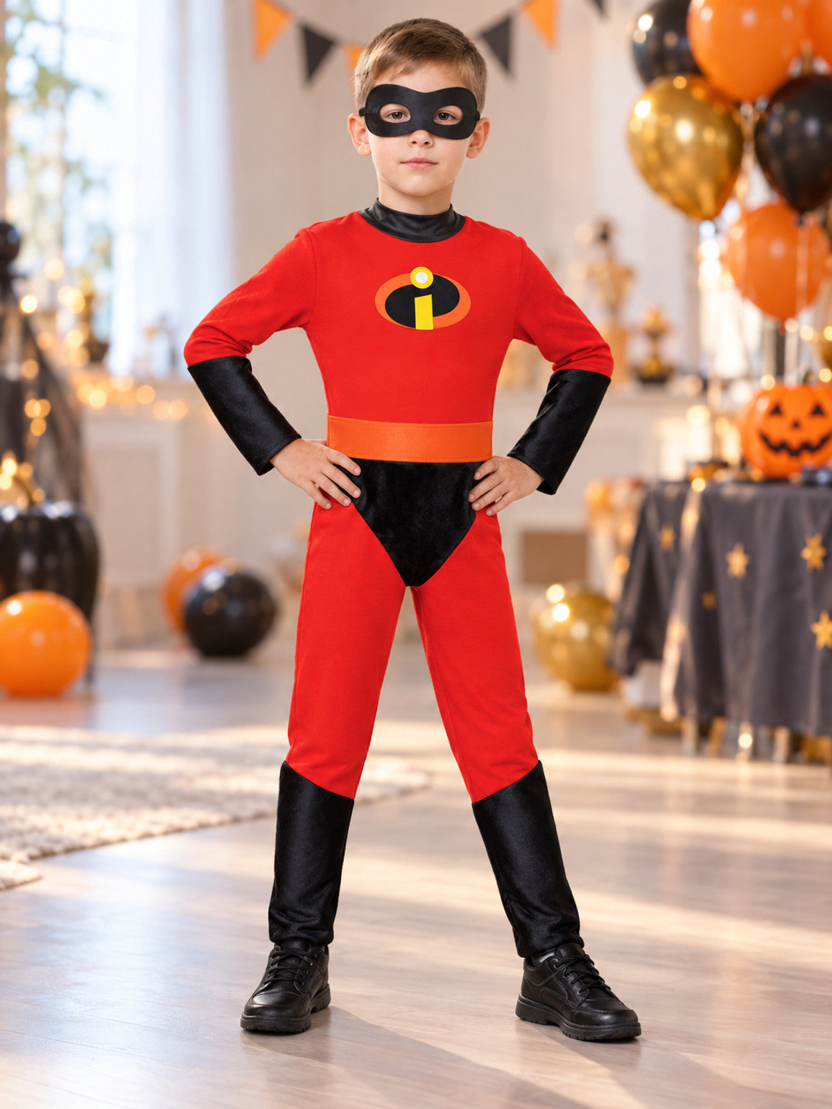 Kids' Superhero Costume with Mask
