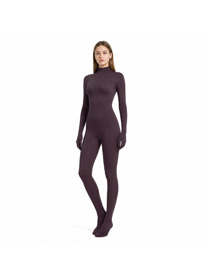 Zentai jumpsuit with covered hands and feet