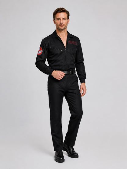 Black Groberson Cosplay Jumpsuit from the Movie