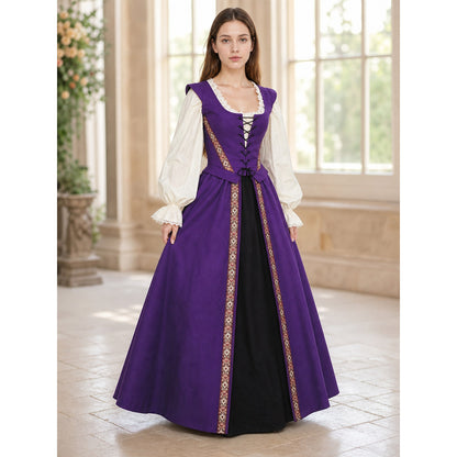 Renaissance Medieval-Style Dress with Lacing lifestyle view