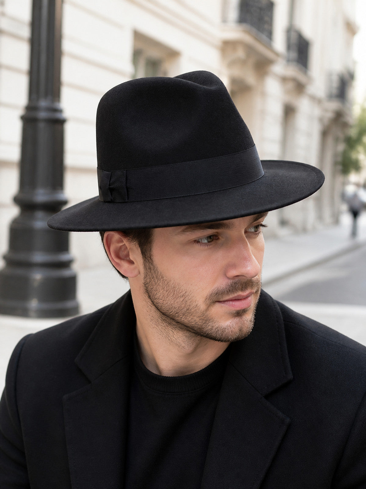 Carnival Wide-Brim Fedora Hat