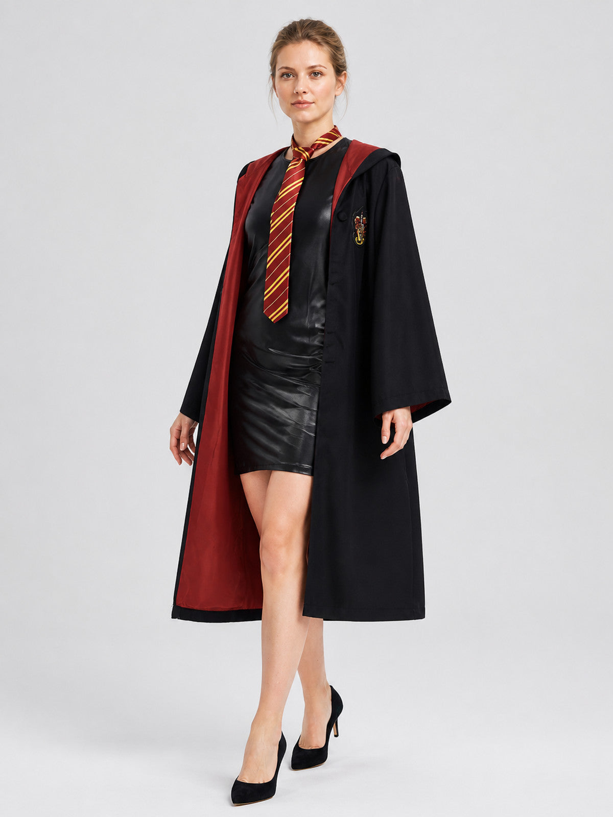 Harry Potter Cloak Cosplay Costume with Tie M-XXL