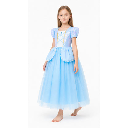 Blue Glitter Halloween Dress Costume Dresses detail