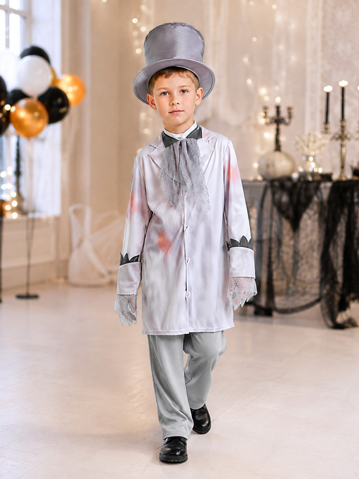 Children’s costume with a jacket and top hat lifestyle view