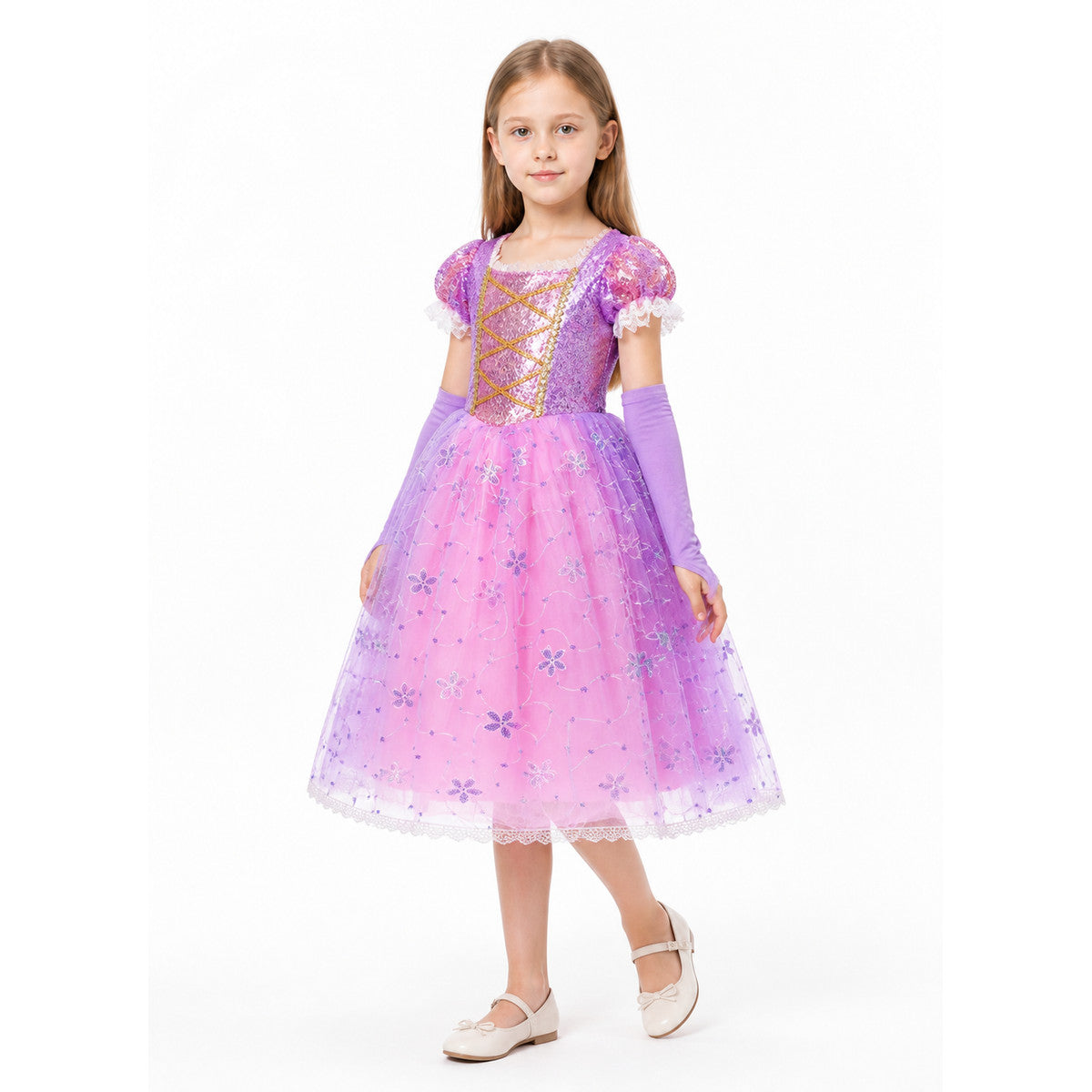Children’s princess dress with a corset and full skirt product detail