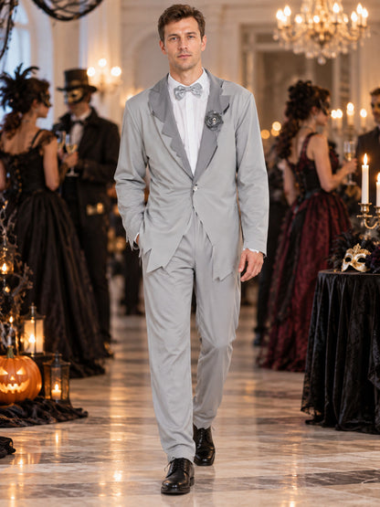Vampire Costume: Jacket, Shirt, Pants, Bow Tie