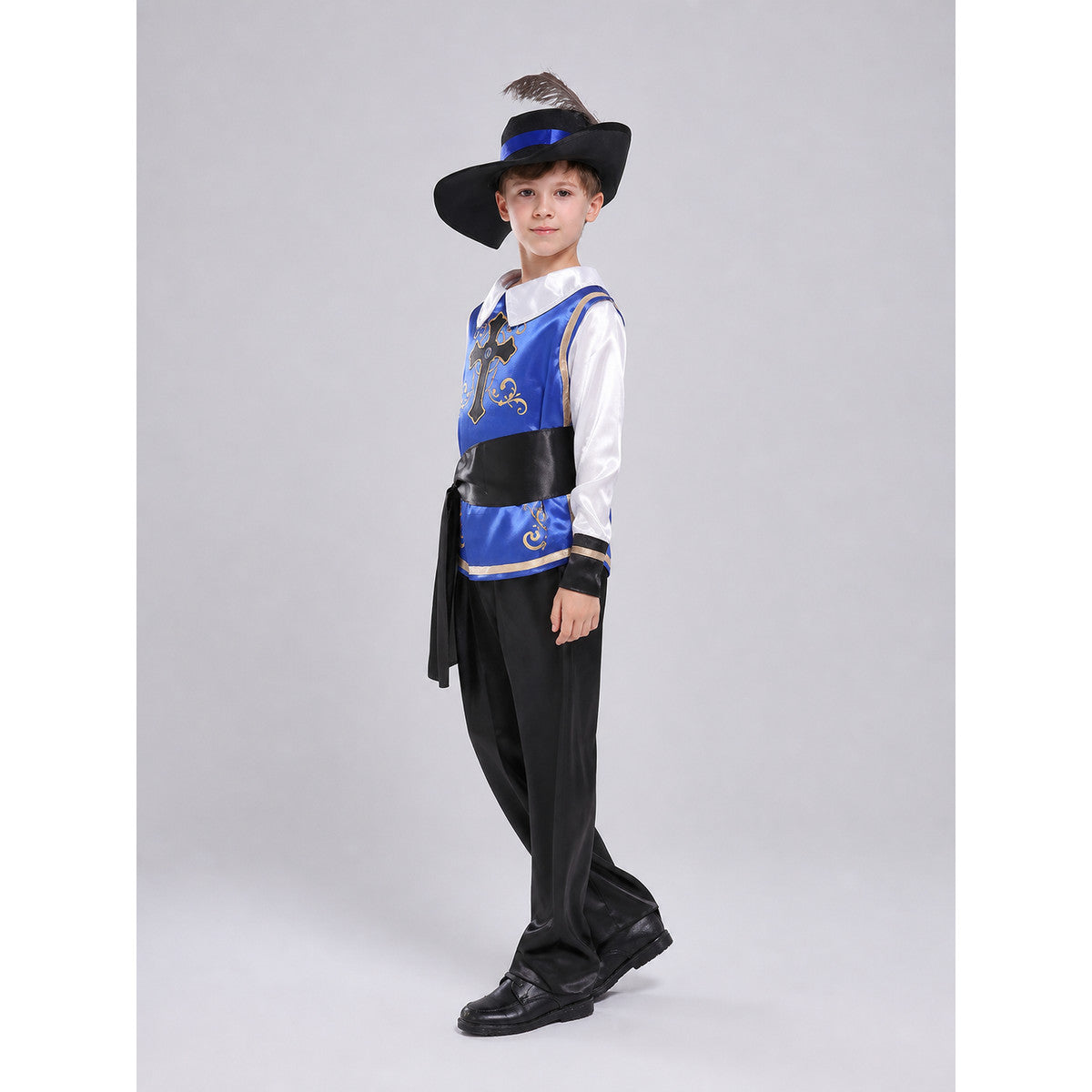 Children's Musketeer Costume with Hat and Belt lifestyle
