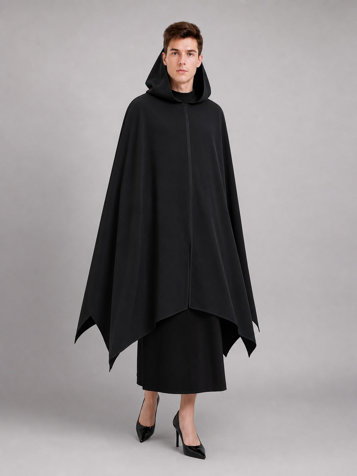 Hooded Cloak with Ghost Mask for Cosplay occasion guide