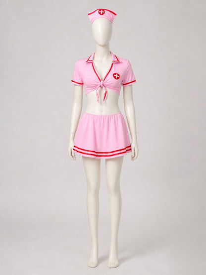 Medical-Themed Role-Play Costume with Skirt Costumes detail