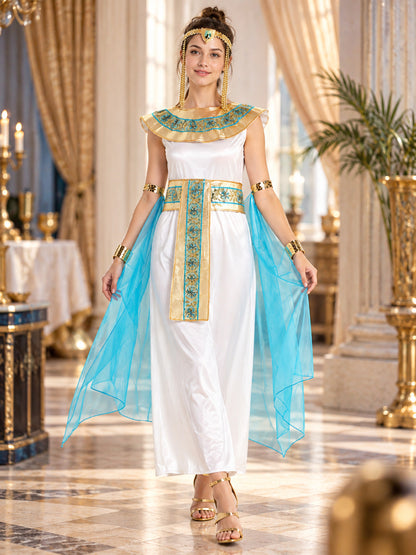 Egyptian-Style Carnival Costume with Drapes