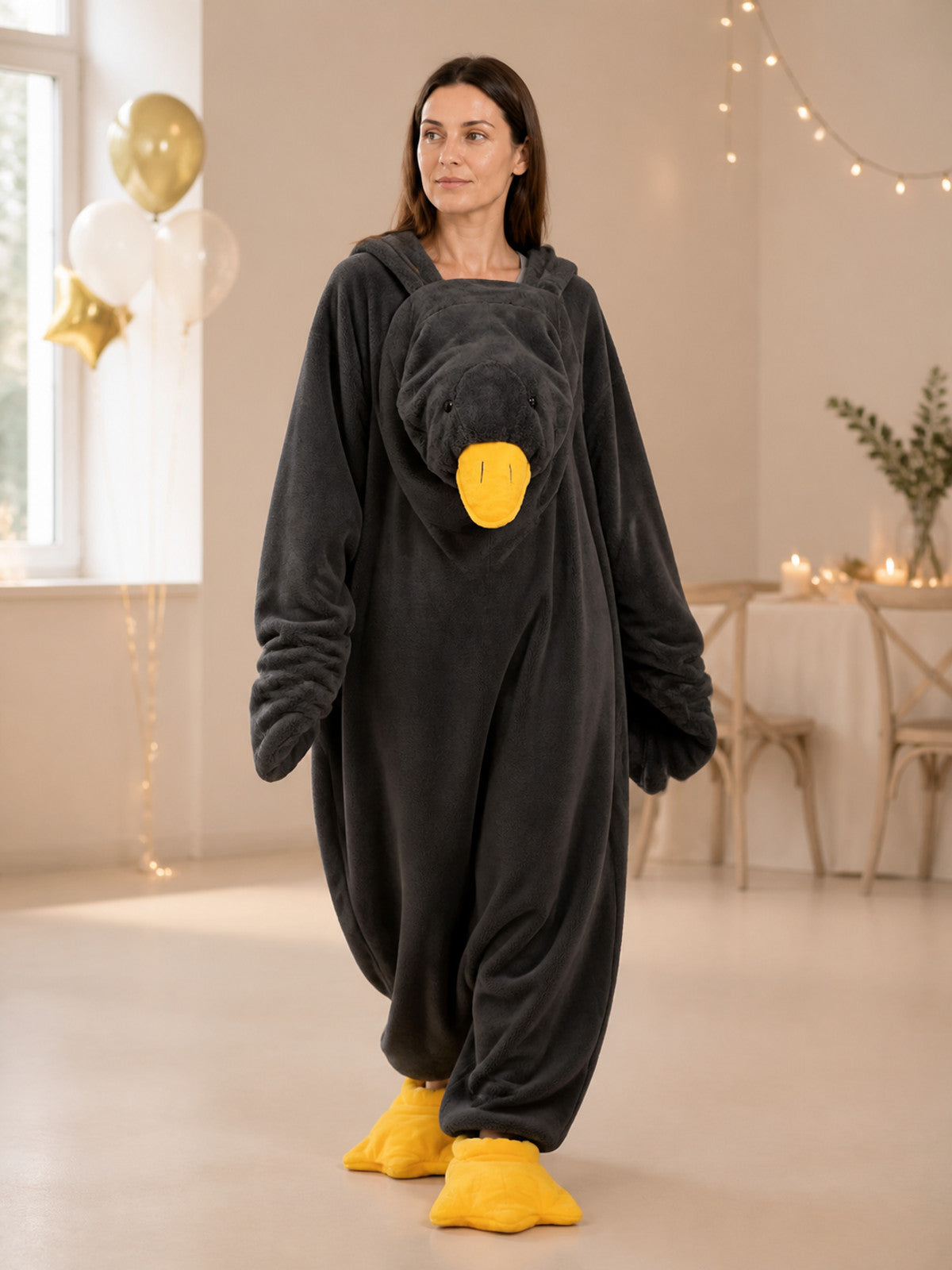 Gray Goose Halloween Costume, One-Piece, with Hood lifestyle view