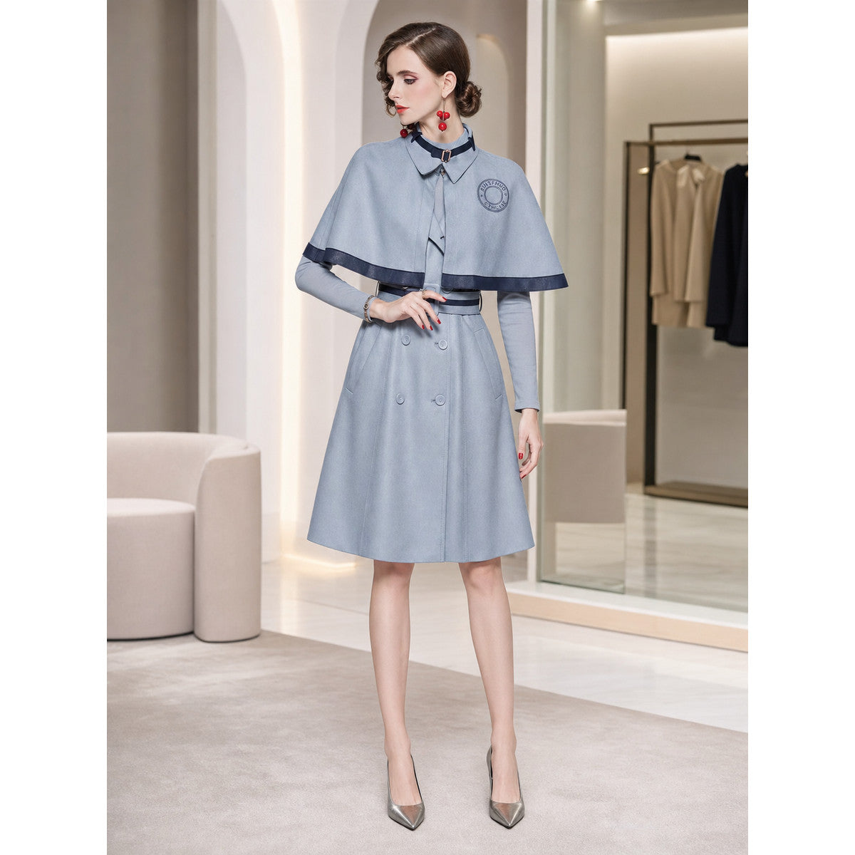 Beauxbatons Cosplay Cape Dress, Harry Potter lifestyle view