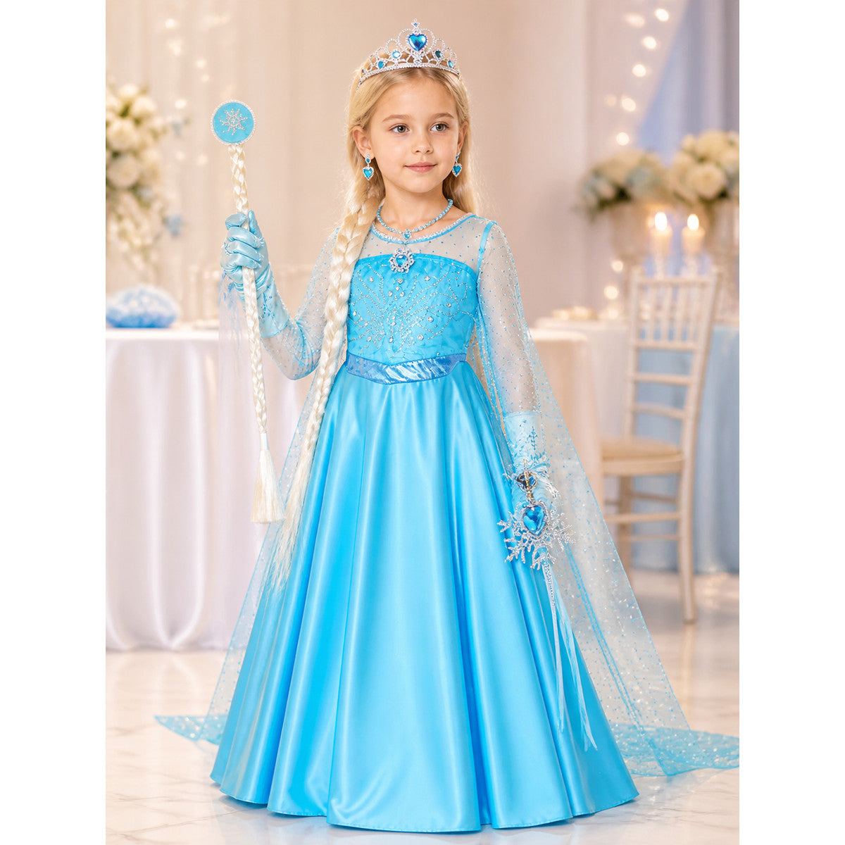 Halloween Snow Princess Costume lifestyle view