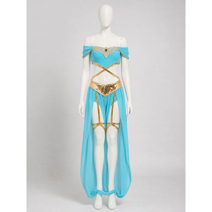 Egyptian-Style Costume with Gold Embellishments