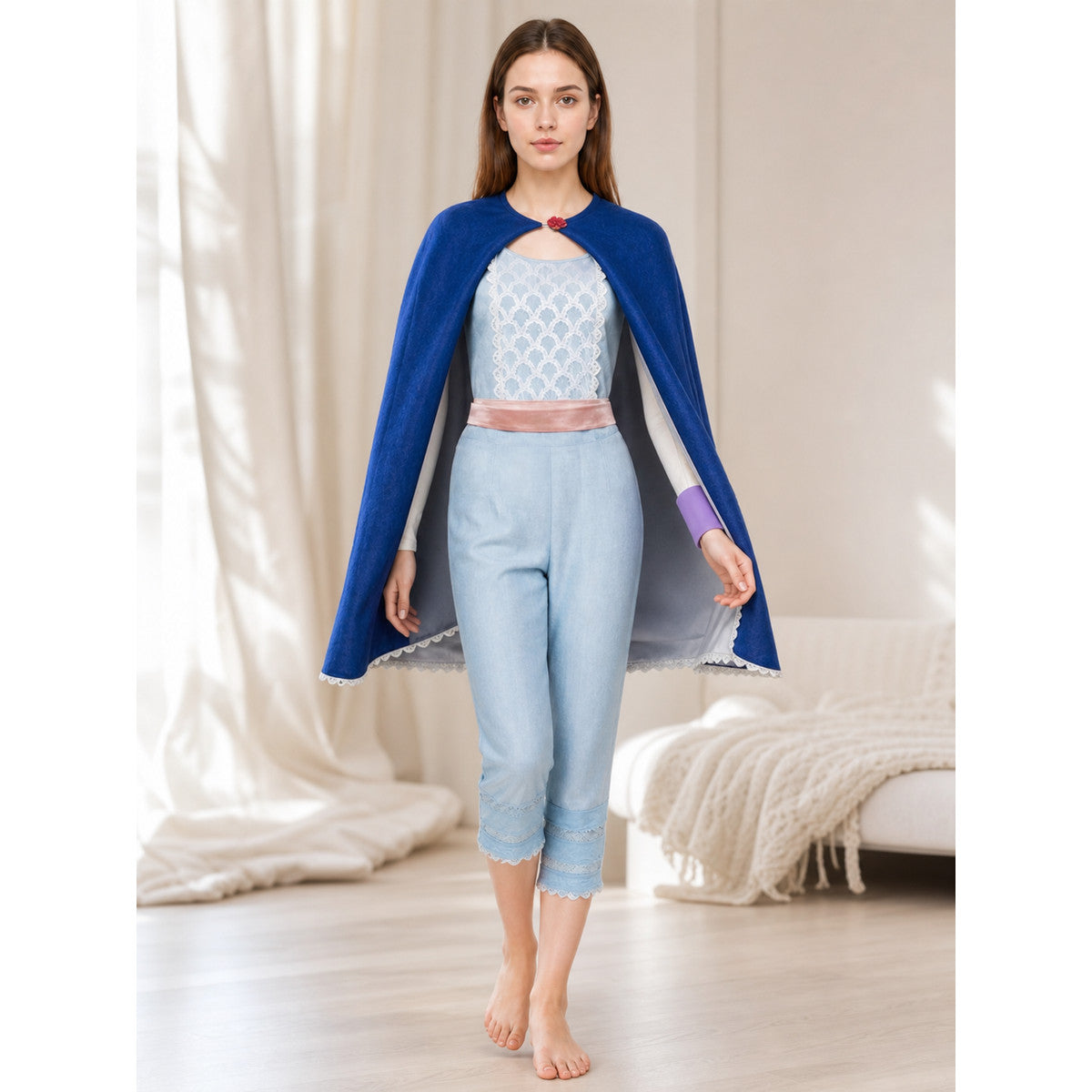 Costume with Long Cape, Pants, and Accessories lifestyle