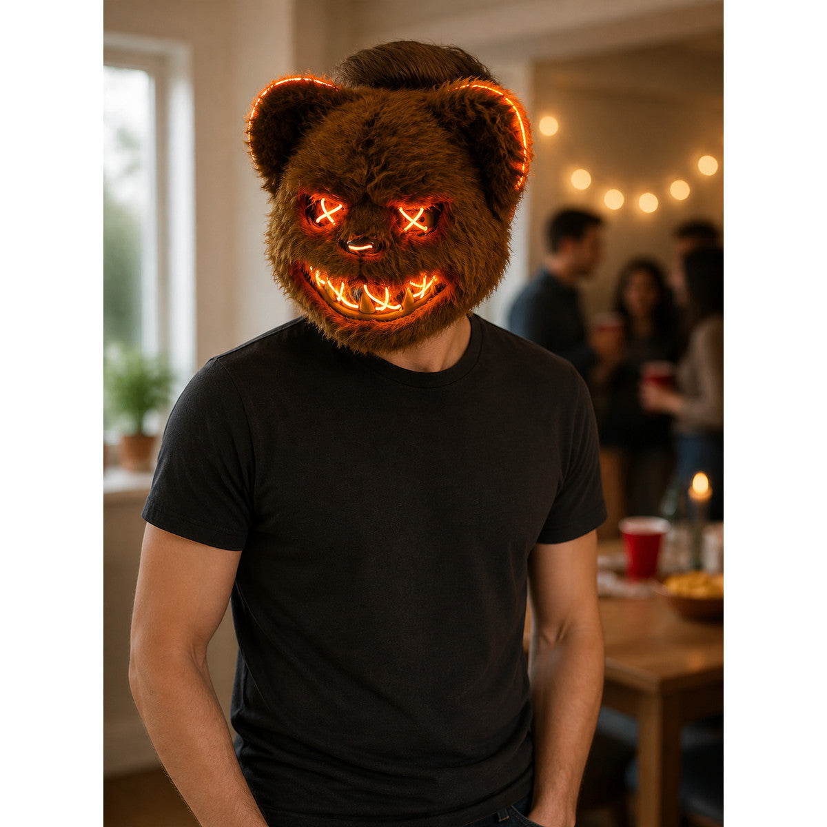 Glowing Halloween Carnival Headwear lifestyle view