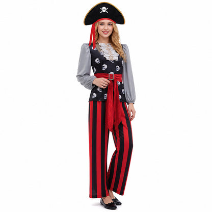 Pirate Costume with Skull Print and Accessories Costume Accessories detail
